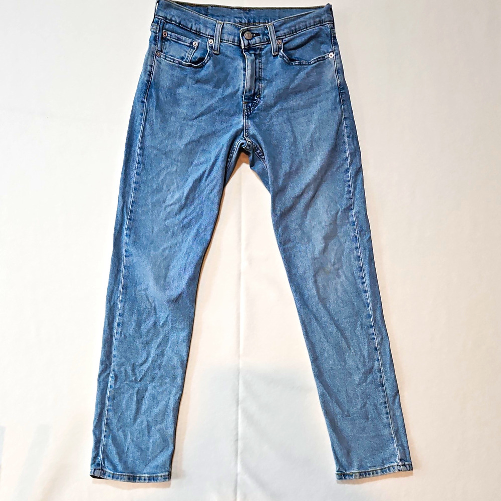 Levi Strauss & Co. Men’s 502 Slim Straight Light Wash Stretch Denim Jeans 30x32